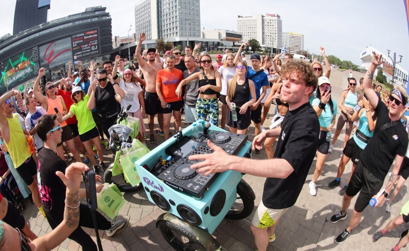 DJ RUN в Минске: 5 км под DJ-сеты